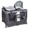 Picture of Baby Trend Nursery Center Travel Crib with Removable Rock-A-Bye Bassinet, Changing Table, Organizer, and Electronic Music Center and Nightlight, Robin