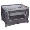 Picture of Baby Trend Nursery Center Travel Crib with Removable Rock-A-Bye Bassinet, Changing Table, Organizer, and Electronic Music Center and Nightlight, Robin