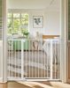 Picture of Cumbor 36" Extra Tall Baby Gate for Stairs, 29.7-48" Wide Dog Gates for Doorways, Auto Close Safety Gate for Babies and Pets, Easy Install, Pressure Mounted, Fits Doorways, Stairs, Entryways, White