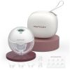 Picture of Momcozy Breast Pump Hands Free M5, Wearable Breast Pump of Baby Mouth Double-Sealed Flange with 3 Modes & 9 Levels, Electric Breast Pump Portable - 24mm, 1 Pack Mint