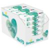 Picture of Pampers Baby Wipes Multipack, Aqua Pure, 1260 Wet Wipes (18 x 70), Baby Essentials For Newborn, Made With Organic Cotton For A Soft Touch