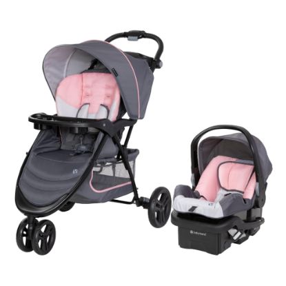 Picture of Baby Trend EZ Ride Travel System with EZ-Lift™ Infant Car Seat, Dash Pink