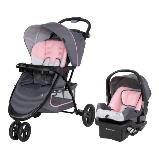 Picture of Baby Trend EZ Ride Travel System with EZ-Lift™ Infant Car Seat, Dash Pink