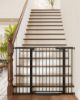 Picture of Cumbor 36" Extra Tall Baby Gate for Stairs, 29.7-48" Wide Dog Gates for Doorways, Auto Close Safety Gate for Babies and Pets, Easy Install, Pressure Mounted, Fits Doorways, Stairs, Entryways, Black
