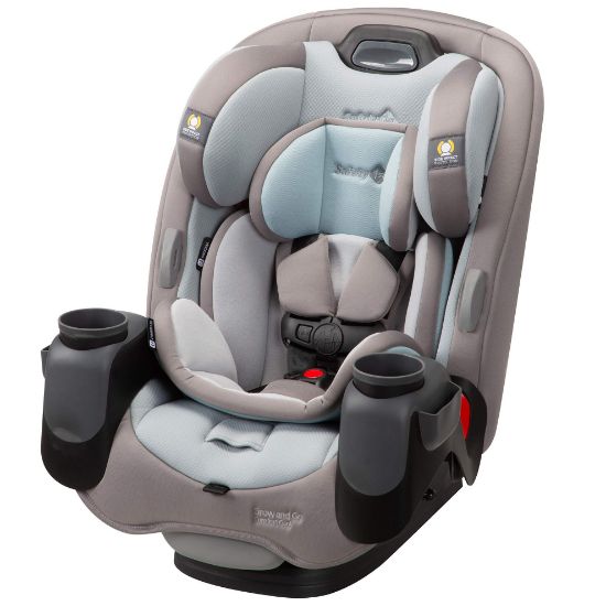 Picture of Safety 1st Grow and Go Comfort Cool All-in-One Convertible Car Seat, Rear-facing 5-50 lbs, Forward-facing 22-65 lbs, and Belt-positioning booster 40-100 lbs , Niagara Mist