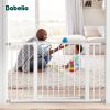 Picture of Babelio Baby Gate, 29-48 Inch Auto Close Pet Gate, Easy Install Pressure-Mounted Safety Gate, Extra Wide Pet Gate for Stairs and Doorways, 2 Pack White