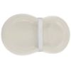 Picture of Keekaroo Peanut Changer Baby Vanilla- The Original Made in USA Easy-to-Clean Changing pad and The only Shell Over Foam, Fully impermeable to Fluid