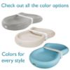 Picture of Keekaroo Peanut Changer Baby Vanilla- The Original Made in USA Easy-to-Clean Changing pad and The only Shell Over Foam, Fully impermeable to Fluid