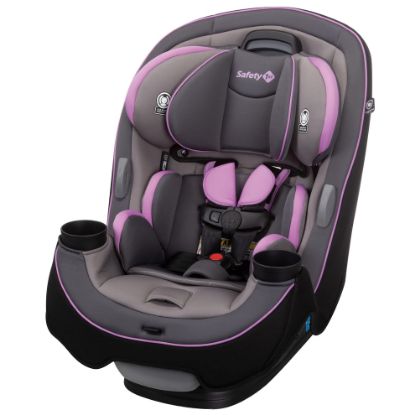 Picture of Safety 1st Grow and Go All-in-One Slim Convertible Car Seat, Rear Facing, 5-40 lbs, Forward Facing (30-65 lbs), High Back Booster Seat 40-100 pounds, Purple Haze