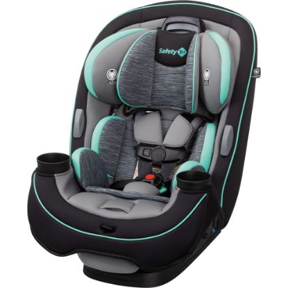 Picture of Safety 1st Grow and Go All-in-One Slim Convertible Car Seat, Rear Facing, 5-40 lbs, Forward Facing (30-65 lbs), High Back Booster Seat 40-100 pounds, Aqua Pop