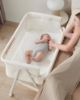 Picture of AirClub Bassinet Bedside Sleeper, Baby Crib for Newborn, Baby Bassinets Bedside Sleeper with 4 Auto-Lock & Adjustable Height, Breathable Mesh & Mattress, Bedside Bassinet