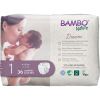 Picture of Bambo Nature Hypoallergenic Baby Diapers, Eco-Labeled Diapers, Enhanced Leakage Protection, Totally Chlorine-free, Skin Friendly, and Super Absorbent - Size 1 (432 Count)
