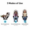 Picture of Graco Extend2Fit Convertible Baby Car Seat, Rear and Forward Facing, Adjustable Extension Panel for Extra Legroom, Ashten