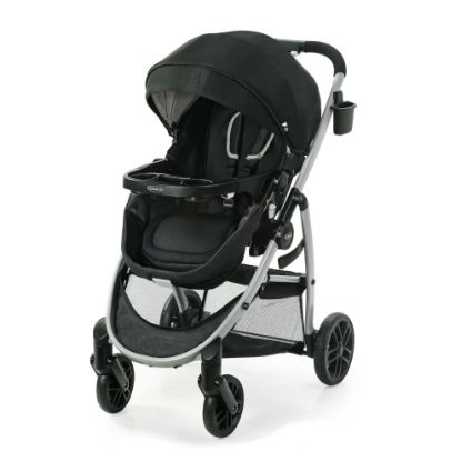 Picture of Graco Modes Pramette Stroller, Baby Stroller with True Pram Mode, Reversible Seat, One Hand Fold, Extra Storage, Child Tray, Pierce