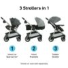 Picture of Graco Modes Pramette Stroller, Baby Stroller with True Pram Mode, Reversible Seat, One Hand Fold, Extra Storage, Child Tray, Pierce