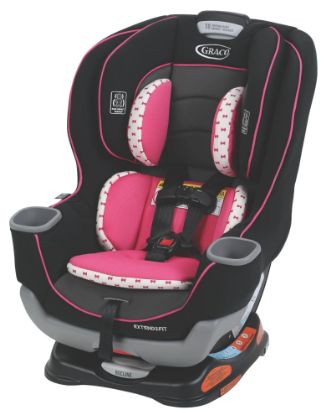 Picture of Graco Extend2Fit Convertible Baby Car Seat, Rear and Forward Facing, Adjustable Extension Panel for Extra Legroom, Kenzie
