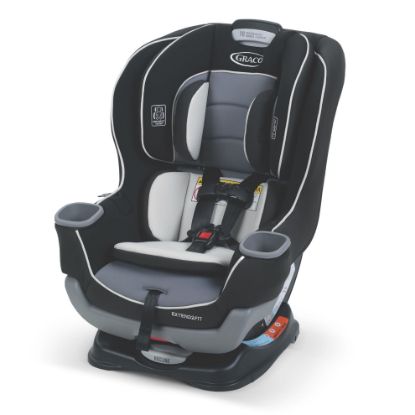 Picture of Graco Extend2Fit Convertible Baby Car Seat, Rear and Forward Facing, Adjustable Extension Panel for Extra Legroom, Gotham