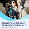 Picture of Graco Extend2Fit Convertible Baby Car Seat, Rear and Forward Facing, Adjustable Extension Panel for Extra Legroom, Gotham