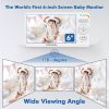 Picture of HelloBaby World's First 6" IPS Split Screen Baby Monitor with 2 Cameras - No WiFi, 30hr Battery, 355° Pan-Tilt, Night Vision, 1000ft, Portable Travel Video Audio Monitor with Temp Alert/Lullabies/VOX