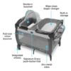 Picture of Graco Pack 'n Play Close2Baby Bassinet Playard Features Portable Bassinet Diaper Changer and More, Derby