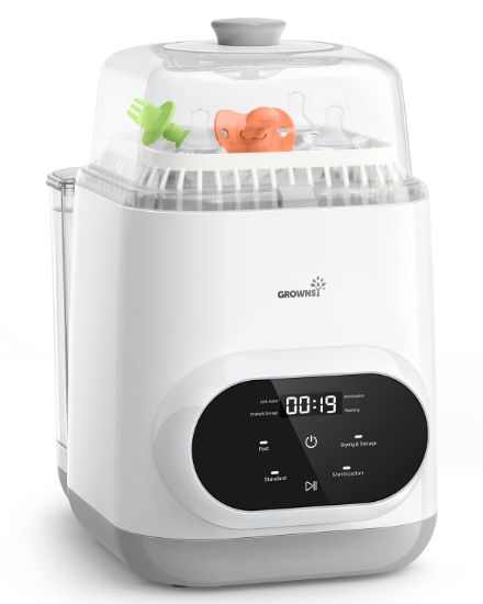 Picture of Grownsy EaseClean Bottle Washer Pro | All-in-One Bottle Washer and Sterilizer and Dryer | Baby Bottle Washer for Bottles, Pump Parts & Baby Essentials | Replaces Hand Washing