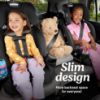 Picture of Graco Slimfit 3-in-1 Convertible Car Seat, Ultra-Space-Saving Design, Sydney, Suitable for Rear and Forward-Facing, Highback Booster Seat with 10-Position Headrest