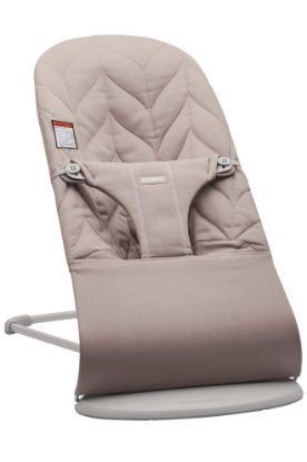 Picture of BabyBjörn Bouncer Bliss, Cotton Petal Quilt, Sand Gray