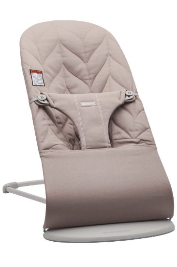 Picture of BabyBjörn Bouncer Bliss, Cotton Petal Quilt, Sand Gray