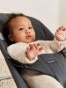 Picture of BabyBjörn Bouncer Bliss, Anthracite, Woven, Petal Quilt | 2-in-1 Adjustable Baby Bouncer Seat and Toddler Chair, Newborn to Toddler (8-29 lbs), 4 Positions, Lightweight & Portable