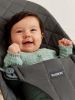 Picture of BabyBjörn Bouncer Bliss, Anthracite, Woven, Classic Quilt | 2-in-1 Adjustable Baby Bouncer Seat and Toddler Chair, Newborn to Toddler (8-29 lbs), 4 Positions, Lightweight & Portable