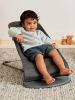 Picture of BabyBjörn Bouncer Bliss, Anthracite, Woven, Classic Quilt | 2-in-1 Adjustable Baby Bouncer Seat and Toddler Chair, Newborn to Toddler (8-29 lbs), 4 Positions, Lightweight & Portable