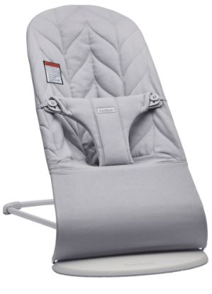 Picture of BabyBjörn Bouncer Bliss, Cotton, Petal Quilt, Light gray