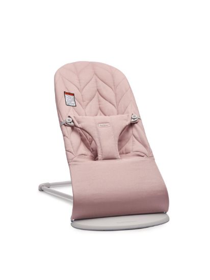 Picture of BabyBjörn Bouncer Bliss, Dusty Pink, Woven, Petal Quilt | 2-in-1 Adjustable Baby Bouncer Seat and Toddler Chair, Newborn to Toddler (8-29 lbs), 4 Positions, Lightweight & Portable