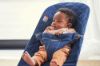 Picture of BabyBjörn Bouncer Bliss, Midnight Blue, Woven, Classic Quilt | 2-in-1 AdjustableBaby Bouncer Seat and Toddler Chair, Newborn to Toddler (8-29 lbs), 4 Positions, Lightweight & Portable