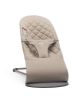 Picture of BabyBjörn Bouncer Bliss, Sand Gray, Woven, Classic Quilt | 2-in-1 Adjustable Baby Bouncer Seat and Toddler Chair, Newborn to Toddler (8-29 lbs), 4 Positions, Lightweight & Portable