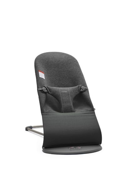 Picture of BabyBjörn Bouncer Bliss, Charcoal Gray, 3D Jersey 2-in-1 Adjustable Baby Bouncer Seat and Toddler Chair, Newborn to Toddler (8-29 lbs), 4 positions, Lightweight & Portable