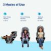 Picture of Graco Extend2Fit Convertible Baby Car Seat, Rear and Forward Facing, Adjustable Extension Panel for Extra Legroom, Cullen