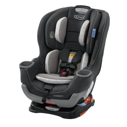 Picture of Graco Extend2Fit Convertible Car Seat, Rear-Facing and Forward-Facing, Extended Rear-Facing Seat Option, Redmond, Ideal for Newborns, Infants, and Toddlers