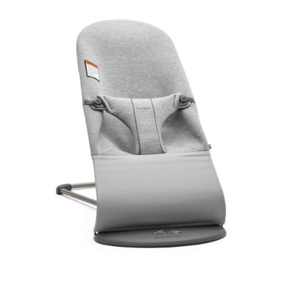 Picture of BabyBjörn Bouncer Bliss, Light Gray, 3D Jersey | 2-in-1 Adjustable Baby Bouncer Seat and Toddler Chair, Newborn to Toddler (8-29 lbs), 4 positions, Lightweight & Portable