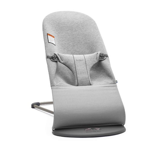 Picture of BabyBjörn Bouncer Bliss, Light Gray, 3D Jersey | 2-in-1 Adjustable Baby Bouncer Seat and Toddler Chair, Newborn to Toddler (8-29 lbs), 4 positions, Lightweight & Portable