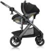 Picture of Evenflo Pivot Suite Travel System with LiteMax Infant Car Seat with Anti-Rebound Bar Dunloe Black