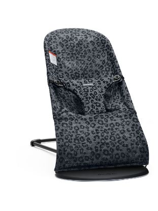 Picture of BabyBjörn Bouncer Bliss, Mesh, Anthracite/Leopard 2-in-1 Adjustable Baby Bouncer Seat and Toddler Chair, Newborn to Toddler (8-29 lbs), 4 positions, Lightweight & Portable