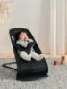 Picture of BabyBjörn Bouncer Bliss, Black Frame, Mesh, Black 2-in-1 Adjustable Baby Bouncer Seat and Toddler Chair, Newborn to Toddler (8-29 lbs), 4 Positions, Lightweight & Portable