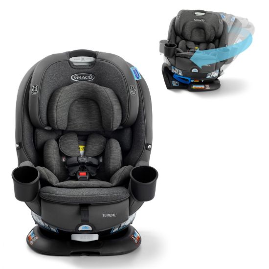 Picture of Turn2Me 3-in-1 Convertible Car Seat, Manchester, Featuring Headrest and Harness Adjust, Easy Installation and Steel Reinforced Frame