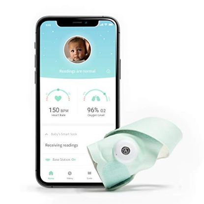Picture of Owlet - Smart Sock 3 Monitor - iOS and Android Compatible - Green, 0-18 Months