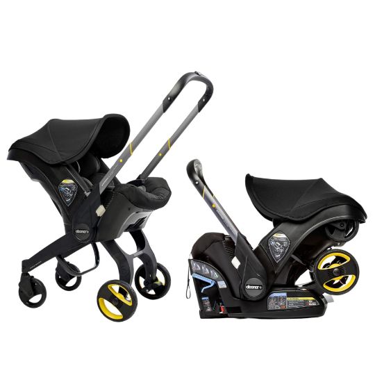 Picture of Doona Car Seat & Stroller, Nitro Black - All-in-One Travel System