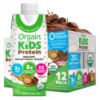 Picture of Orgain Organic Kids Nutritional Protein Shake, Chocolate, Healthy Kids Snacks, 8g Dairy Protein, 3g Fiber, 22 Vitamins & Minerals, No Soy Ingredients, Gluten Free, Non-GMO, 8.25 Fl Oz (Pack of 12)