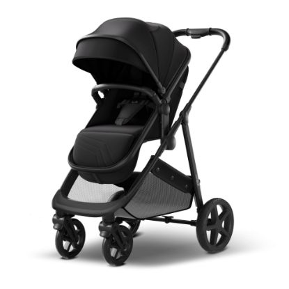 Picture of Mompush Wiz 2 in 1 Baby Stroller with Infant Pramette Mode, One Hand Fold Convertible Newborn to Toddler Stroller with Reversible Seat and Large UPF 50+ Canopy