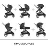 Picture of Evenflo Shyft Intuiti Travel System with Revolve180 LiteMax NXT Rotating Rear-Facing Lightweight Preemie and Infant Car Seat 3-30 lbs. (Fossil Gray)