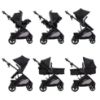 Picture of Baby Trend Passport Switch 6-in-1 Modular Stroller Travel System with EZ-Lift Plus Infant Car Seat, Dash Black